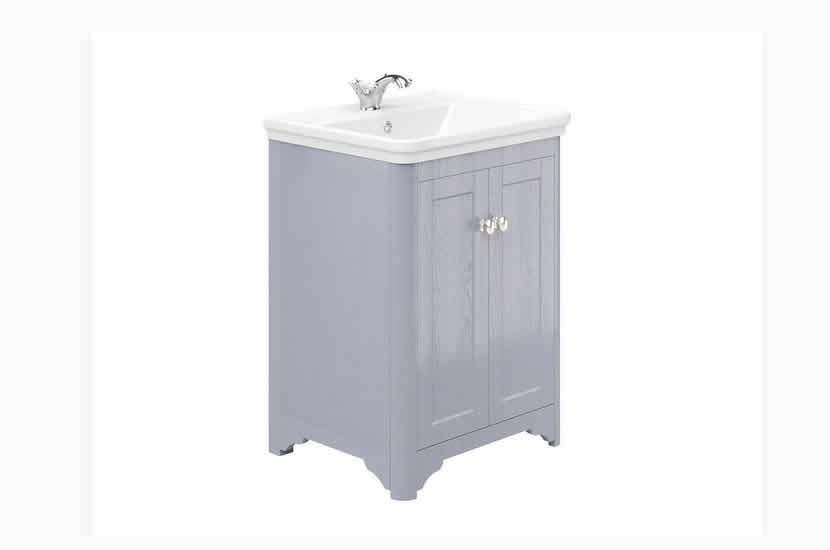 Oxford 600 Floor Mounted Unit Denim Ash