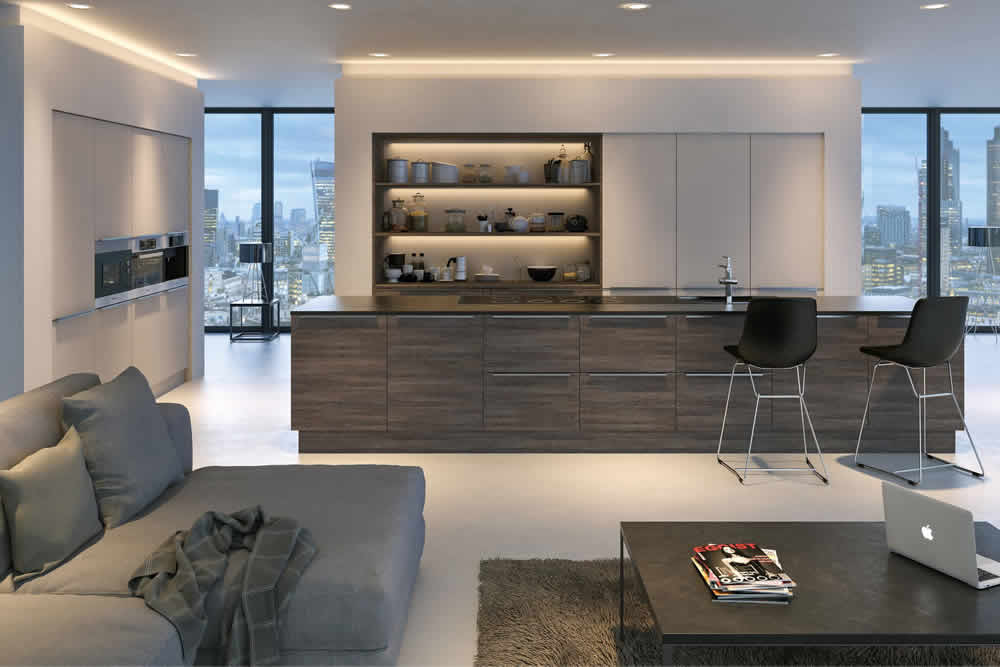 Valore Mali Wenge Cashmere Kitchen